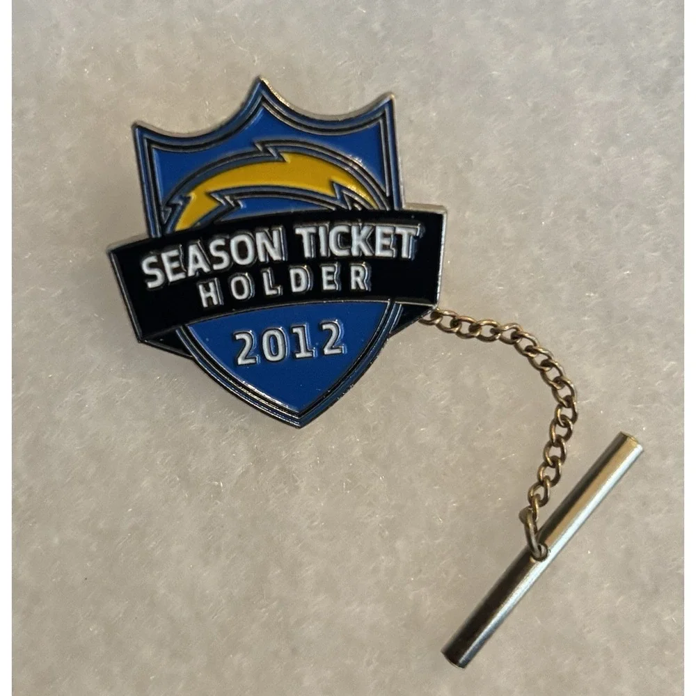 San Diego Chargers 2012 Season Ticket Holder Tie Pin Member Collectible
